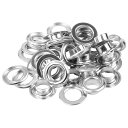 ◆藤原産業 SK11 両面ハトメの玉 20組 NO.76 アルミ12MM