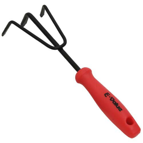 ◆藤原産業 E-Value PC柄クマデ 赤 EGT-7