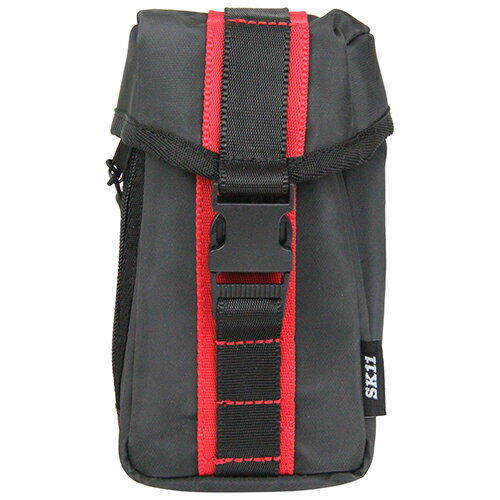 ◆藤原産業 SK11 4WAYタフポーチ S4WTP-B2-RD