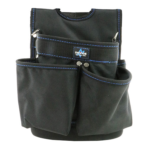 ◆藤原産業 SK11 電工用腰袋 2ポケット 型底 DVC-S15