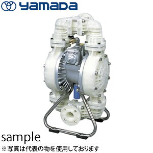 NDPシリーズ：一般工業用　エア切替 NDP-40シリーズ 口径 1-1/2"(40A)　最大吐出量約400L/min 本質防爆仕様で化学プラント、製陶工場等の用途のポンプです。 ※5ダイアフラム等の材質で、型式 H/T の場合、ダイアフラム：ポリエステル系熱可塑性エラストマー（TPEE） ボール：フッ素樹脂（PTFE）となります。 製品仕様 呼び口径 1-1/2″（40A） 材料接続 吸込口 JISフランジ　10K40A相当※ 吐出口 エア接続 供給口 Rc1/2 （エアコック付） 排気口 Rc3/4 （マフラー付） 常用エア圧力 0.2〜0.7MPa 最高吐出圧力 0.7MPa 吐出量／サイクル ゴム系ダイアフラムタイプ ＝2.8L フッ素樹脂ダイアフラムタイプ ＝1.4L スラリー限界(最大通過粒子) 7mm以下 質量 NDP-40BA□＝29kg NDP-40BS□＝40kg NDP-40BF□＝47kg NDP-40BP□＝27kg NDP-40BV□＝27kg ※鋳鉄(FC250)NDP-40BF□シリーズは、材料接続がネジ仕様で、サイズはRc1-1/2です。