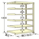 【商品説明】 ●アイボリー色の連結タイプ。 ●荷重150kg、天板を含むラックの棚段数は6段です。 ●ボルトレスで、組み立ては実に簡単。 ●5種類の荷重タイプと2種類の標準塗装色から最適のタイプをお選びいただけます。 ●豊富なオプションパーツを採用することで、様々な荷姿に対応できます。 ●全ての取付け部分にはボルトレス方式を採用。棚板の着脱はもとより、分解・組み立てが短時間で簡単に行えます。 ●保管物の形状や数量に合わせて、各棚板を50mmピッチで自由に調整できます。 ●棚板1枚板構造。棚板の継ぎ目がないので出し入れがしやすく、長期間保管しても保管物に棚板の継ぎ目の跡がつきません。 ●連結も簡単。何台にも連結でき、2台目からは支柱が共有できる経済的な連結タイプです。 【注意・使用条件】 ●積載質量制限あり 【画像注意事項】 ●『WS1809S06R』の画像を使用しています。 製品仕様 ●色：アイボリー（日塗工348色） ●サイズ(幅×長×高)：450×1190×1800mm ●原産国名：日本 ●塗装色：アイボリー ●荷重（kg）：150 ●ラックの高さ（mm）：1800 ●ラックの間口（mm）：1190 ●ラックの奥行（mm）：450 ●天板を含むラックの棚段数：6 ●単連：連結