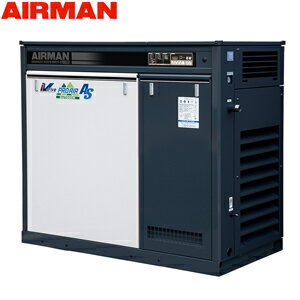 北越工業(AIRMAN)　屋外設置型モータコンプレッサ　SMS37EVD　空冷タイプ　空気量7.65〜6.2m3/min　大..