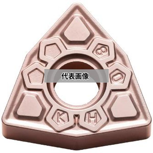 【ご注意：画像は代表画像です。カラーやサイズは商品名を必ずご確認下さい。】用途—商品説明鋳鉄加工用CVDコーティング。商品スペックコーティング：CVDCoatedCarbideブレーカ：KH内接円IC(mm)：12.7インサート厚さ［記号］...