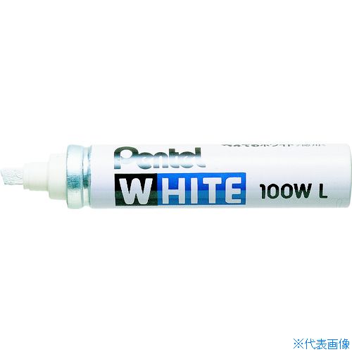 ■PENTEL 工業用マーカー ホワイト 極太 X100WLD(0009326)