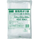 ■TRUSCO 業務用ポリ袋 厚み0.05X45L 10枚入 A0045(0024139)