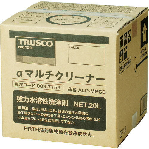 ■TRUSCO αマルチクリーナー 20L (1個=1箱) ALPMPCB(0037753)
