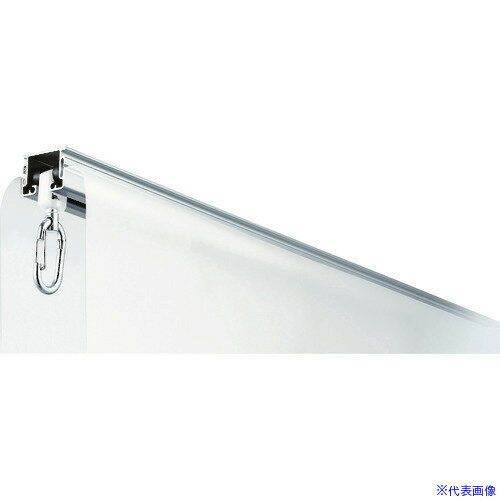 ■岡田 カーテンレール D30隙間シートレール4mアルミ 11L40AS(1028635)[送料別途お見積り][法人限定][直..