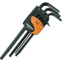 ■TRUSCO ボールポイント六角棒レンチセット 標準タイプ 7本組 TBR7S(1038235)