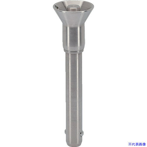 ■HALDER ボールロックピン セルフロッキング保護グリップ付 ステンレス鋼 22340.1058(1063517)[送料別途お見積り][法人限定][掲外取寄]