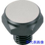 ■HALDER レストボタン オネジ付、平面 ピン径M10 全長27 22690.0032(1068203)[送料別途お見積り][法人限定][掲外取寄]