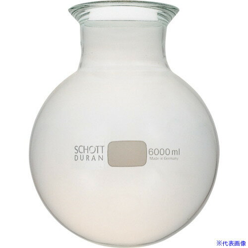 オレンジブック トラスコ中山　TRUSCOSIBATA セパラブルフラスコ 丸形 バンド式 DURANタイプ 100mm 6000mL 〔品番:0055606000〕[ 注番:1070112]特長●カバー部分とフラスコ部分が分離するガラス製のセパラブルカバー用の球形をした丸底フラスコです。●化学反応や生物反応など幅広い用途があります。●セパラブルカバーと分離することで固体や粘性の高い試料の出し入れ、洗浄も楽にできます。●OリングをはさんでSCHOTTタイプのバンドと組み合わせて使用します。●Oリングの溝はフラスコ側のみでカバー側には溝はありません。仕様●高さ(mm)：295●容量(L)：6●ツバ内径(mm)：100●ツバ外径(mm)：138●胴外径(mm)：236仕様2材質/仕上セット内容/付属品注意原産国（名称）日本JANコード4589988585083本体質量0gオレンジブック トラスコ中山　TRUSCOSIBATA セパラブルフラスコ 丸形 バンド式 DURANタイプ 100mm 6000mL 〔品番:0055606000〕[注番:1070112]《包装時基本サイズ：250×240×350》〔包装時質量：2kg〕分類》研究用品》理化学用品》フラスコ☆納期情報：メーカー取り寄品（弊社より発送）