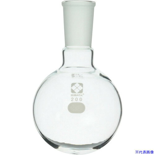 オレンジブック トラスコ中山　TRUSCOSIBATA 共通摺合丸底フラスコ 24/40 200mL 〔品番:00535024200〕[ 注番:1070191]特長●口元に、ガラス製で同じ共通すり合わせ規格のオス形を接続可能な、丸底フラスコです。●首の長さが短いのが特徴です。用途●加熱などを伴う一般的な理化学試験・教育用。仕様●容量(ml)：200●外径(mm)：80●高さ(mm)：132●球径(mm)：80●摺合上部：24/40仕様2材質/仕上●ほうけい酸ガラスセット内容/付属品注意原産国（名称）日本JANコード4589988584161本体質量0.1kgオレンジブック トラスコ中山　TRUSCOSIBATA 共通摺合丸底フラスコ 24/40 200mL 〔品番:00535024200〕[注番:1070191][本体質量：0.1kg]《包装時基本サイズ：70×70×130》分類》研究用品》理化学用品》フラスコ☆納期情報：メーカー取り寄品（弊社より発送）