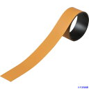 ■緑十字 テープ状カラーマグネット オレンジ マグネ30YR 30mm幅×1m×0.8mm 312055(1070936)