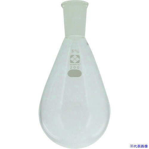 オレンジブック トラスコ中山　TRUSCOSIBATA 共通摺合なす形フラスコ 19/38 200mL 〔品番:00537019200〕[ 注番:1071708]特長●野菜のなすの形をしたフラスコです。●肩の部分がないので、中の試料を取り出しやすく、洗浄がしやすい構造になっています。●斜めにしたときに液の表面積が大きくなるため、口の部分が摺り合わせになったものがロータリーエバポレーターに使用されます。●底が丸いため、フラスコ台の上に設置します。（平底のなす形フラスコもあります）。仕様●容量(ml)：200●外径(mm)：76●高さ(mm)：156●共通すり合わせ上部：19/38仕様2材質/仕上セット内容/付属品注意原産国（名称）日本JANコード4589988584307本体質量0.2kgオレンジブック トラスコ中山　TRUSCOSIBATA 共通摺合なす形フラスコ 19/38 200mL 〔品番:00537019200〕[注番:1071708][本体質量：0.2kg]《包装時基本サイズ：195×90×90》分類》研究用品》理化学用品》フラスコ☆納期情報：メーカー取り寄品（弊社より発送）