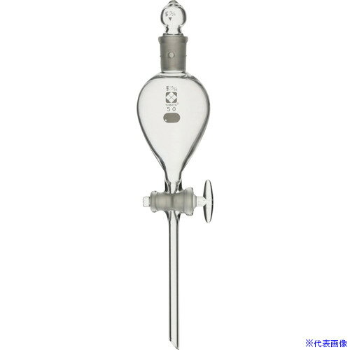 オレンジブック トラスコ中山　TRUSCOSIBATA 分液ロート ガラスコック付 50mL 〔品番:01421050〕[ 注番:1071712]特長●球形に近い形状なのでより効率よく撹拌され分離することができます。仕様●高さ(mm)：246●容量(ml)：50仕様2●栓(共通すり合わせ)：15／25●コック：12／30材質/仕上セット内容/付属品注意●本体とコック部に番号を印字していますので、同じ番号でご使用ください。原産国（名称）日本JANコード4589988594368本体質量200gオレンジブック トラスコ中山　TRUSCOSIBATA 分液ロート ガラスコック付 50mL 〔品番:01421050〕[注番:1071712][本体質量：200g]《包装時基本サイズ：300×90×95》分類》研究用品》理化学用品》シャーレ・ロート☆納期情報：メーカー取り寄品（弊社より発送）