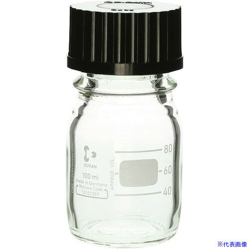 ■SIBATA ねじ口びん ファーメンター用 100mL 10入 0160601002A(1071799)[送料別途...