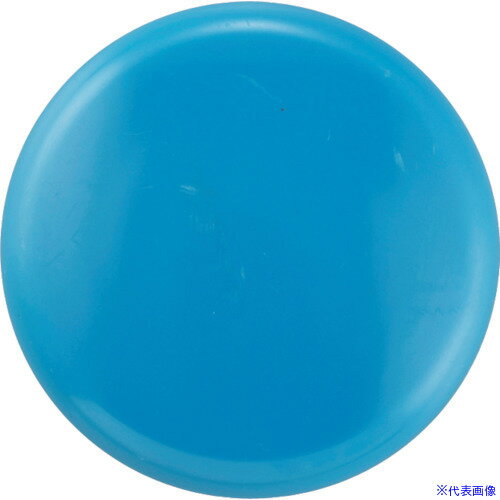 ■緑十字 カラーマグネット(ボタン型タイプ) 青 マグネ30(3/青) 30mmΦ 10個組 312083(1076272)
