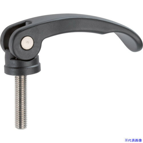 ■HALDER 偏心クイッククランプレバー オネジ付 ステンレス鋼 63mm M5 23390.0234(1078709)[送料別途お見積り][法人限定][掲外取寄]