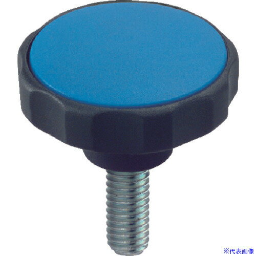 オレンジブック トラスコ中山　TRUSCOHALDER スターグリップ オネジ付 プラスチック ブルー 〔品番:24750.0134〕[ 注番:1080638]特長●操作用部品です。仕様●サイズ：Φ30×M4×23blue仕様2材質/仕上セ...