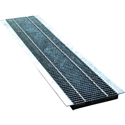 ■タカラ LSハイテングレーチング U字溝240用 歩道用 細目 KUH1924(1083354)[送料別途見積り][法人・事業所限定][直送]