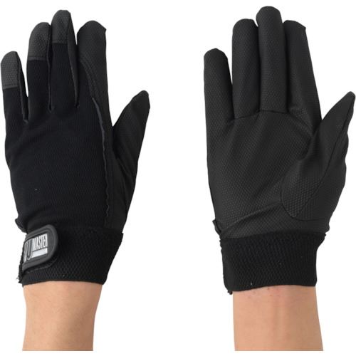 ■川西 PUマスター ブラック 1P LLサイズ 2974BKLL(1096188)×10[送料別途見積り][法人・事業所限定][掲外取寄]