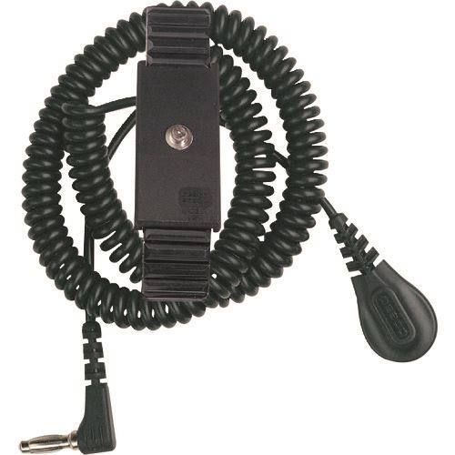 ■DESCO プレミアム金属製伸縮型リストストラップ 長さ調節機能付き 91070(1112790)[送料別途お見積り][法人限定][掲外取寄]