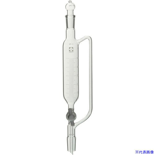 オレンジブック トラスコ中山　TRUSCOSIBATA SPC分液ロート 圧力平衡側管 PTFEコック付 50mL 〔品番:0302301550〕[ 注番:1113591]特長●液液分離がしやすいように、目安目盛とPTFEコックの付いた円筒形分液ロートです。●SPC規格の分液栓とPTFE製のコックなので、ノー・グリースでの使用が可能です。●下端が互換性のあるSPC規格なので、同じSソケット形の受け容器と接続させることで、滴下液を効率よく回収できます。●圧力平衡を保つ構造のになっているので下部へ接続したSPC規格のガラス器具へのスムーズな流下／滴下が可能となります。仕様●容量(ml)：50●メモリ(ml)：1●ブンエキ栓：SPC-15●コック：TF-13●下部：SPC−19●a(mm)：(300)●b(mm)：27●c(mm)：185●d(mm)：32仕様2材質/仕上セット内容/付属品注意原産国（名称）日本JANコード4589988615827本体質量200gオレンジブック トラスコ中山　TRUSCOSIBATA SPC分液ロート 圧力平衡側管 PTFEコック付 50mL 〔品番:0302301550〕[注番:1113591][本体質量：200g]《包装時基本サイズ：345×85×90》分類》研究用品》理化学用品》シャーレ・ロート☆納期情報：メーカー取り寄品（弊社より発送）