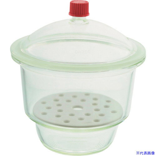 ■SIBATA ねじ口デシケーター 白 200mm 017410200(1113598)[送料別途見積り][法人・事業所限定][掲外取寄]