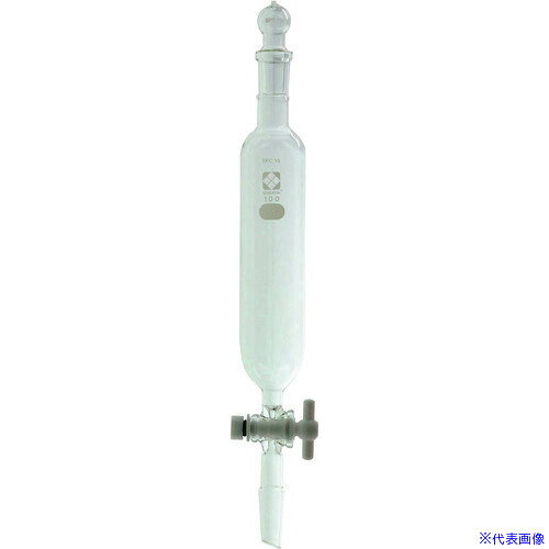 ■SIBATA SPC分液ロート 円筒形 PTFEコック付 SPC−15−15 100mL 03026015100(1115127)[送料別途お見積り][法人限定][掲外取寄]