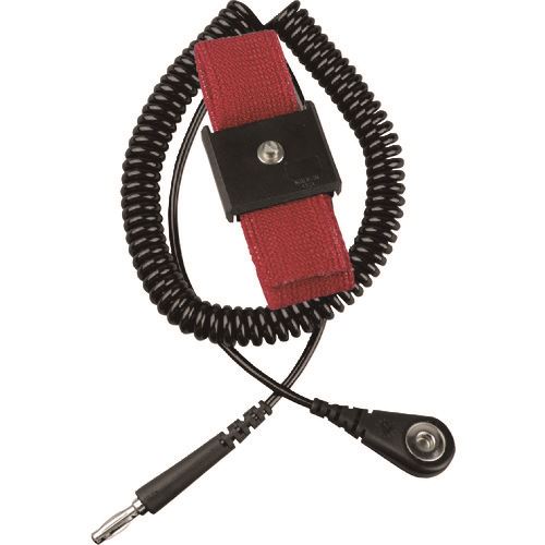 ■DESCO リストストラップ ワニ口クリップ付きキット 長さ調整機能付き 09039(1115887)[送料別途お見積り][法人限定][掲外取寄]