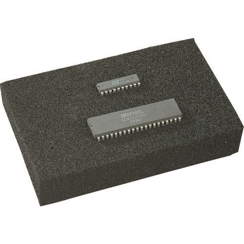 オレンジブック トラスコ中山　TRUSCODESCO 導電性ウレタンフォーム、STATFREE、高密度 9.5mmx610mmx914mm 〔品番:12350〕[ 注番:1115929]特長●静電気の発生を最小限に抑えます。接地する場合、素材は静電気を管理します。●静電気拡散性、耐腐食性です。●デバイスリードのハンダ付け能力に影響を及ぼしません。用途●電子部品等のアイテムの長期間の保管に。仕様●厚さ(mm)：9.5仕様2●抵抗容量：10の3乗−10の5乗Ω●表面抵抗：10の3乗−10の5乗Ω材質/仕上セット内容/付属品注意原産国（名称）アメリカJANコード本体質量1.36kgオレンジブック トラスコ中山　TRUSCODESCO 導電性ウレタンフォーム、STATFREE、高密度 9.5mmx610mmx914mm 〔品番:12350〕[注番:1115929][本体質量：1.36kg]分類》電子機器》静電気対策用品》導電性容器☆納期情報：メーカー取り寄品（弊社より発送）