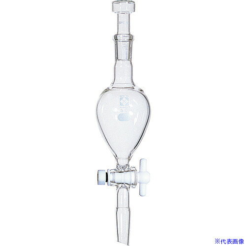 ■SIBATA SPC分液ロート PTFEコック付 SPC−15−15 50mL 0302401550(1118327)[送料別...
