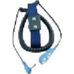 ■DESCO リストストラップ、2線方式、長さ調整機能付き 4mm x 2、コード長さ 3.66 m 19851(1119094)[送料別途お見積り][法人限定][掲外取寄]