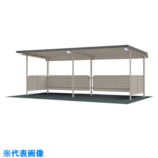 ■タクボ 10LFH型自転車置場(基本棟) SP101LFHK(1119549)[送料別途見積り][法人・事業所限定][外直送]