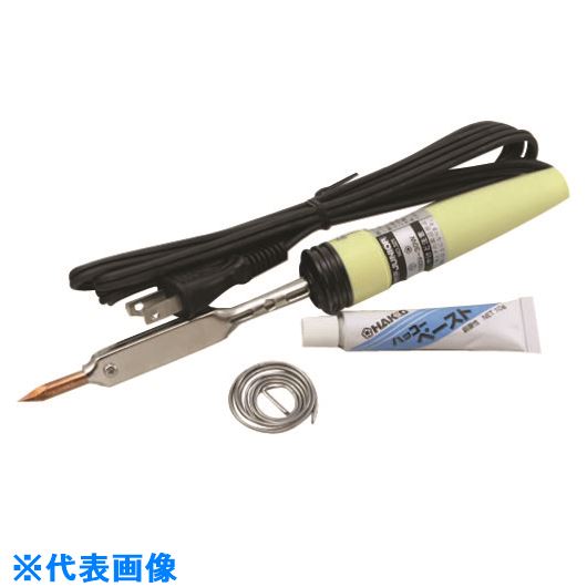 オレンジブック トラスコ中山　TRUSCO白光 ハッコーJUNIORセット 100V−100W 平型P 〔品番:714〕[ 注番:1122019]特長●金属加工用はんだこてセットです。用途●針金や金属板などのはんだ付けに。仕様●電源(V)：...
