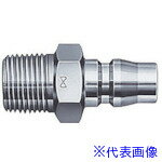 ■日東 ハイカプラ鋼鉄製(めねじ取付用プラグ)相手側Rc3/8 耐圧力2.0Mpa(00285) 30PMSTEEL(1130714)