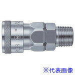 ■日東 ハイカプラ 鋼鉄製 ニトリルゴムNBR(SG)(めねじ取付用ソケット)相手側Rc3/8 耐圧力2.0Mpa(00305) 30SMSTEELNBR(1131109)