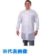 ■DESCO スモック 実験室コート ニット袖口 白 5XL 73638(1134902)[送料別途お見積り][法人限定][掲外取寄]