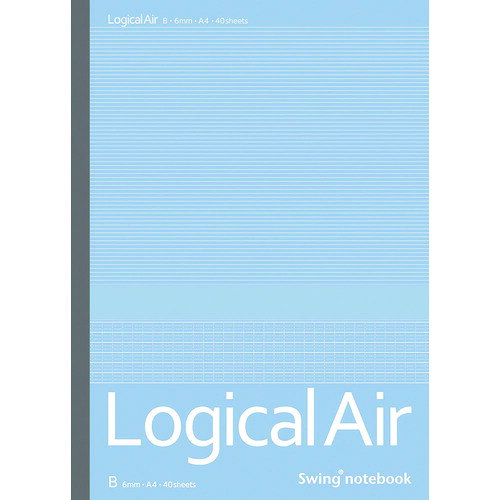 ■ナカバヤシ ロジカル・エアーノート B罫/A4/40枚 NOA409B(1141358)