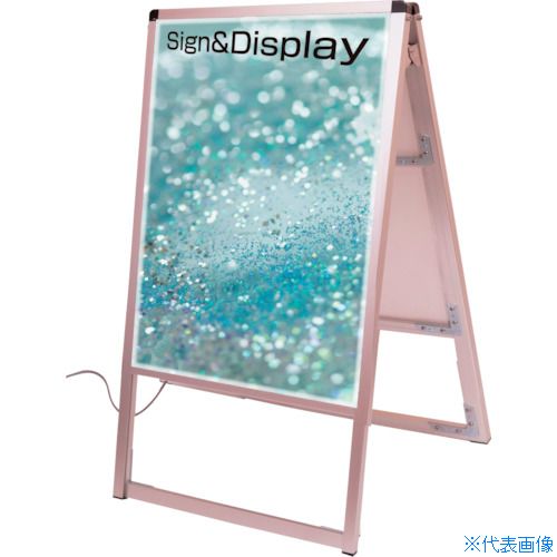 ■TOKISEI バリウススタンド看板LED A2両面屋外用 VASKLEDA2R(1143556)