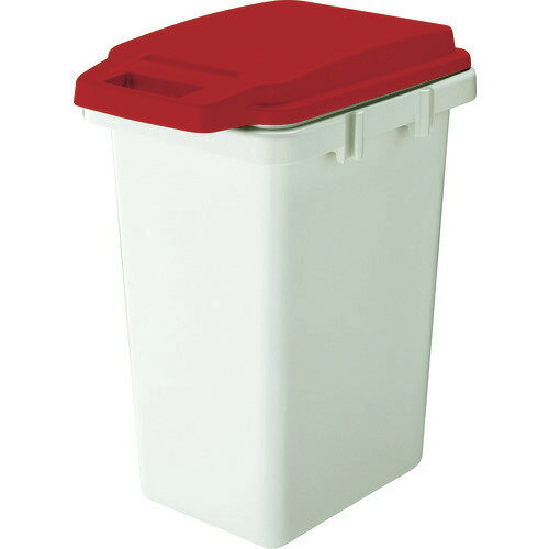 ■TRUSCO 連結ワンハンドパッキンペール 45L レッド TRHPP45R(1145566)