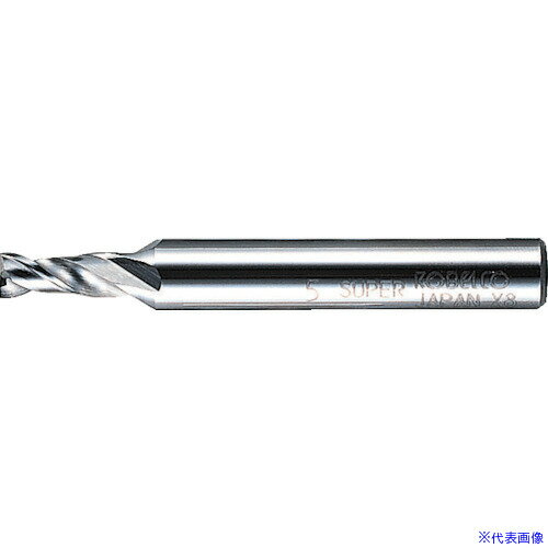 ■三菱K 2枚刃アルミ加工用 ハイスKHAスーパースクエアエンドミルショット刃長(S)6mm S2SDAD0600(1145932)