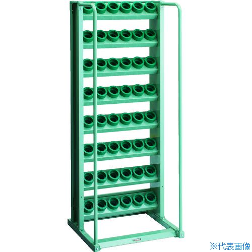 ■TRUSCO ツーリングラック HSK63A BT40 NT40兼用 48個収納 VTLE87(1146127)[法人限...