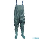 ■富士手袋 ナイロン胴付水中長靴モスグリーン 20763L(1149186)