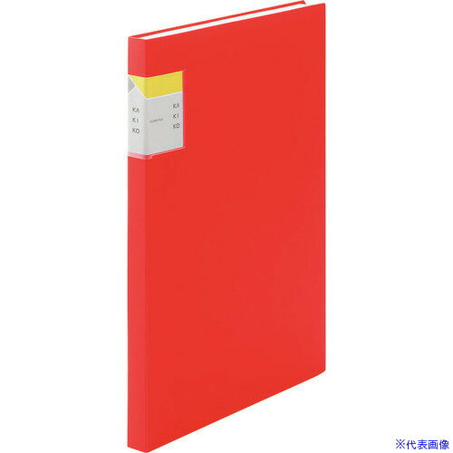 ■KING JIM クリアーファイル「カキコ」 赤 235×311mm 8632WR(1149263)