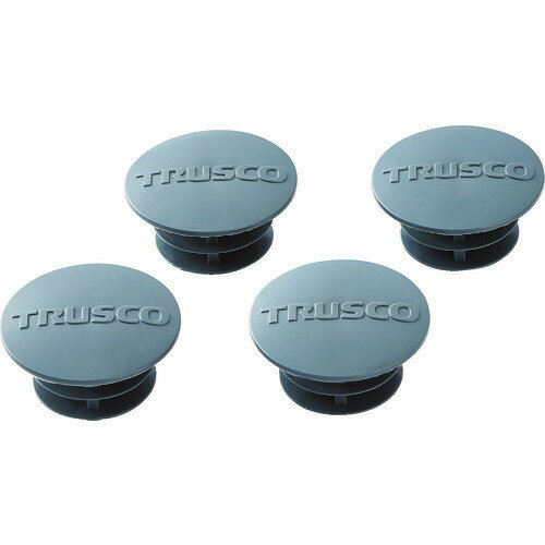 ■TRUSCO スチール製ワゴン用支柱キャップ PEW型 フェニックスワゴン用 Φ25.4用 4個入 PEWHC4S(1150659)