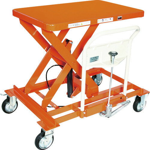 ■TRUSCO ハンドリフター サイドハンドル 500kg 横移動 早送り無し HLFAS500LLSA(1158010)[法人限定][直..