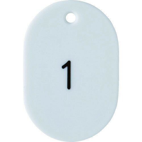 ■TRUSCO 番号入小判札 大 60X40 1〜25 �