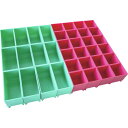 ■TRUSCO プロ用段積みバッグ STACK BLOCK パーツケース 420X70 Dタイプ SBPT42BD(1164247)